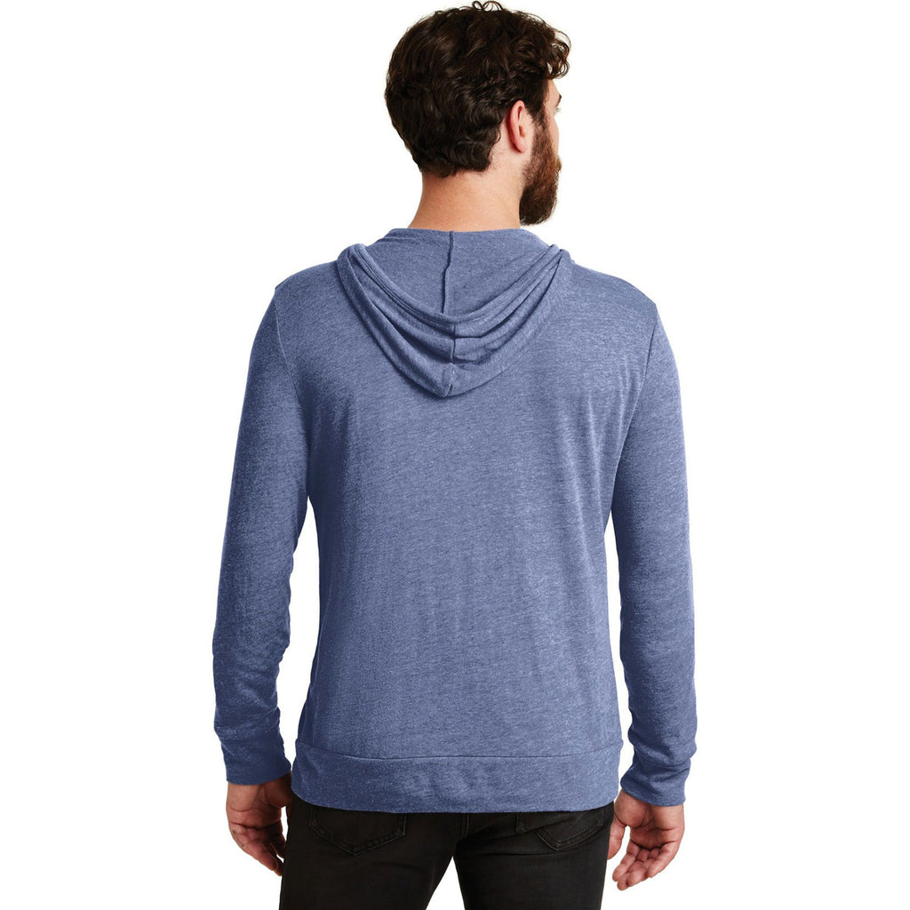 Alternative Men's Eco Pacific Blue Eco-Jersey Zip Hoodie