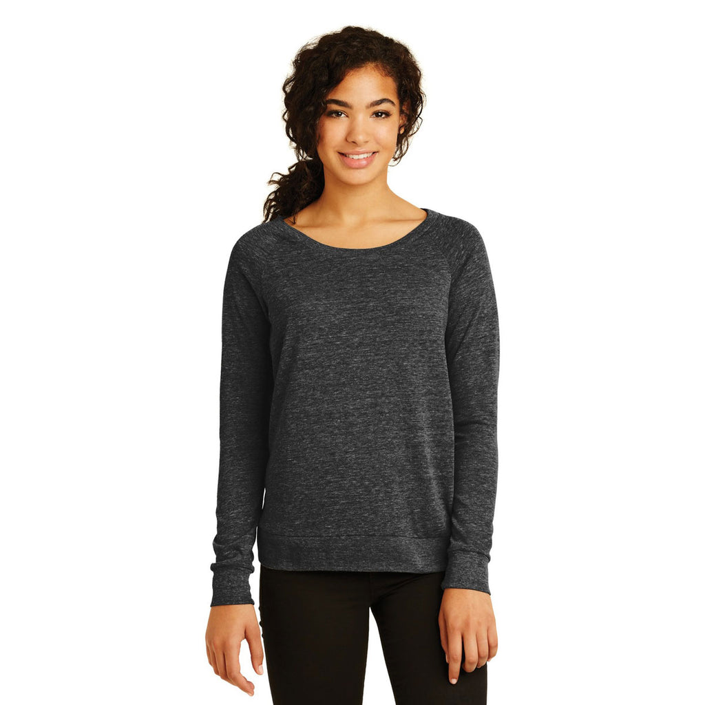 Alternative Women's Eco Black Eco-Jersey Slouchy Pullover