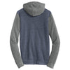 Alternative Men's Eco True Navy/Eco Grey Colorblock Rocky Eco-Fleece Zip Hoodie