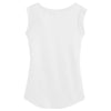 Alternative Women's White Cap Sleeve Satin Jersey Crew T-Shirt
