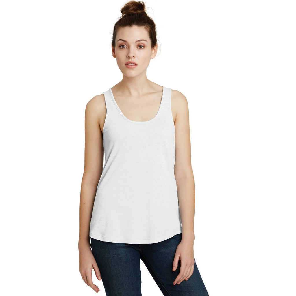 Alternative Women's White Backstage Vintage 50/50 Tank