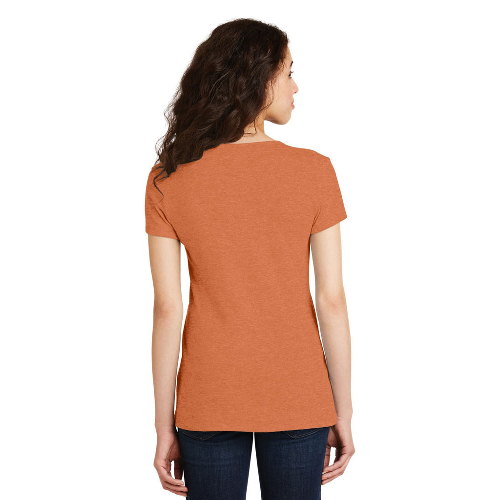 Alternative Women's Southern Orange The Keepsake V-Neck Vintage 50/50 Tee