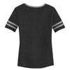 Alternative Women's Black/Smoke Varsity Vintage 50/50 Tee