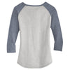 Alternative Women's Silver/Vintage Navy Outfield 3/4-Sleeve Vintage 50/50 Tee