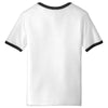 Alternative Men's White/Black The Keeper Vintage 50/50 Ringer Tee