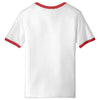 Alternative Men's White/Red The Keeper Vintage 50/50 Ringer Tee