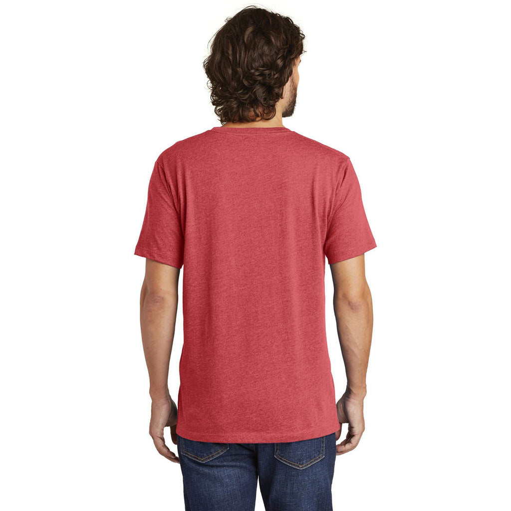 Alternative Men's Heather Red Rebel Blended Jersey Tee