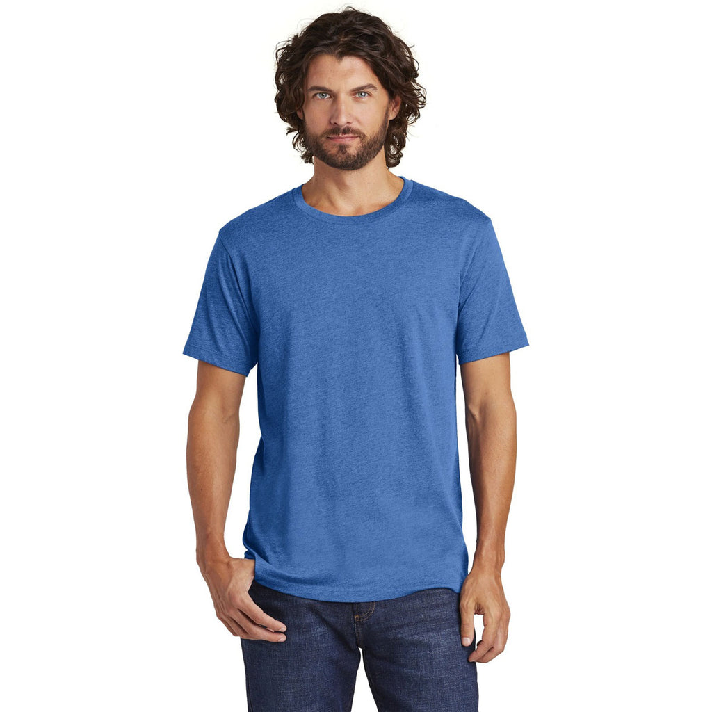 Alternative Men's Heather Rich Royal Rebel Blended Jersey Tee