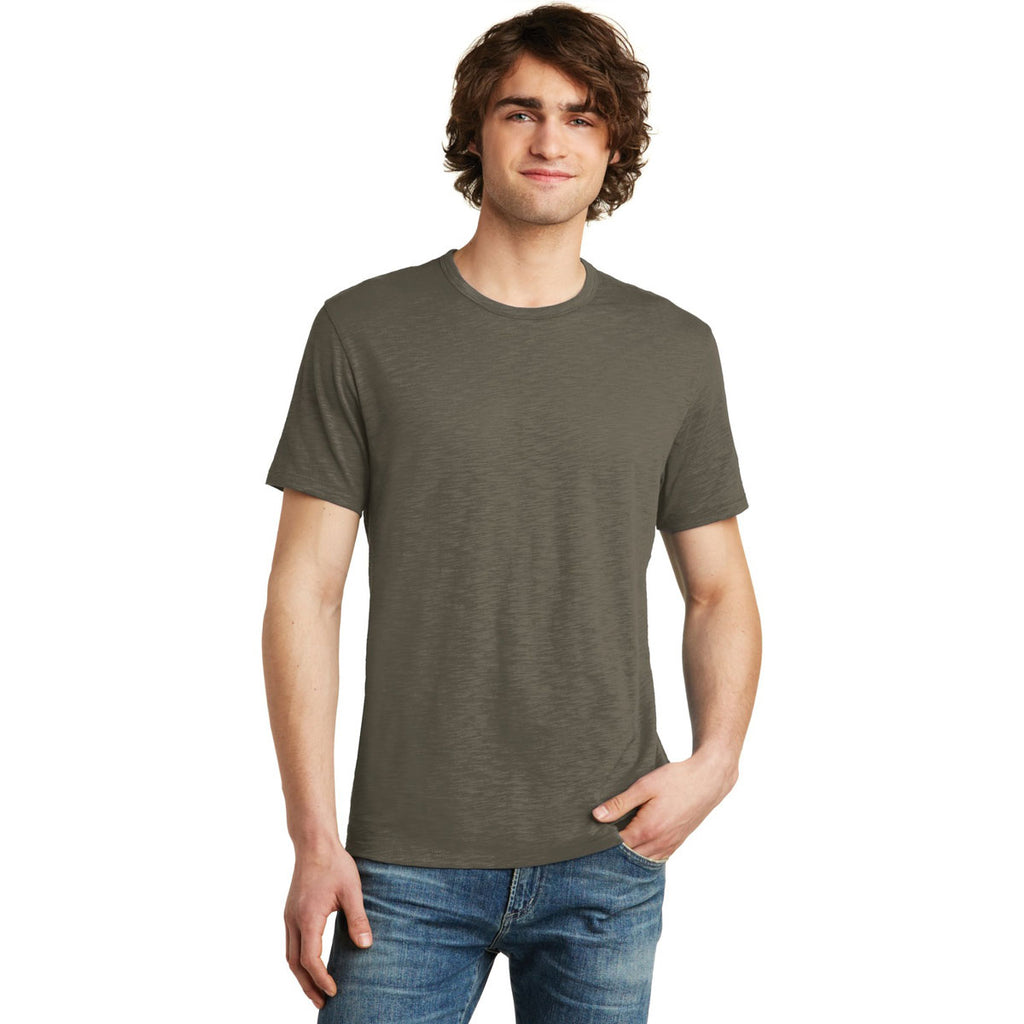 Alternative Men's Dark Olive Weathered Slub Tee