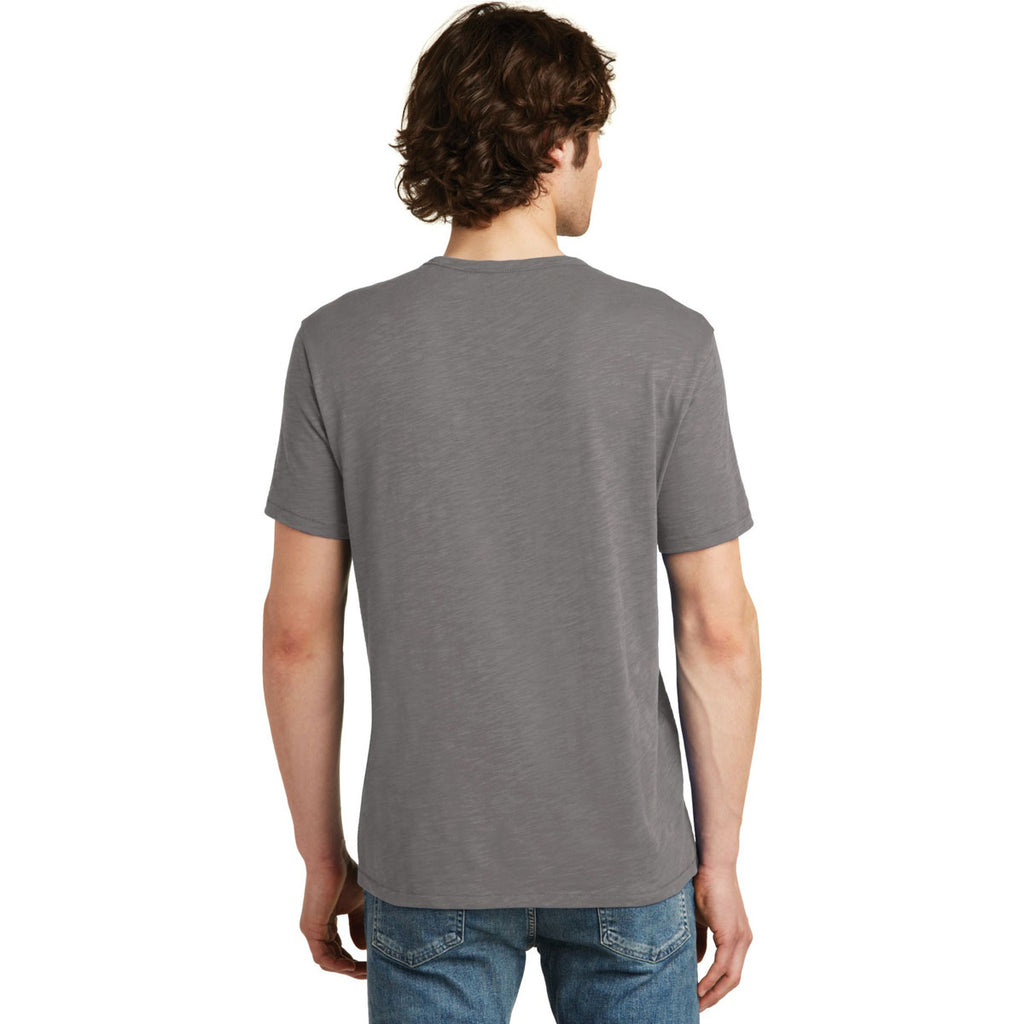 Alternative Men's Elephant Grey Weathered Slub Tee