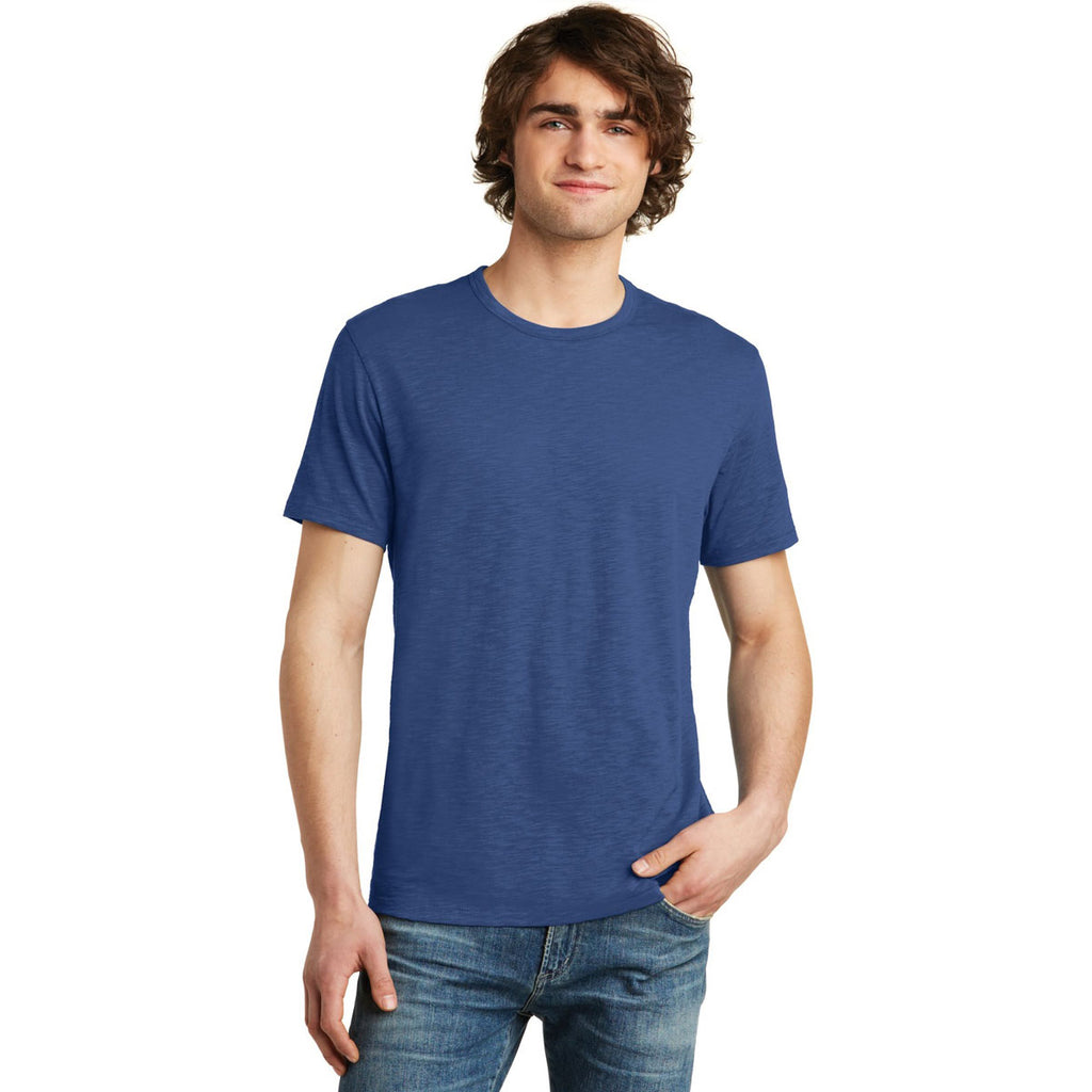 Alternative Men's Royal Blue Weathered Slub Tee