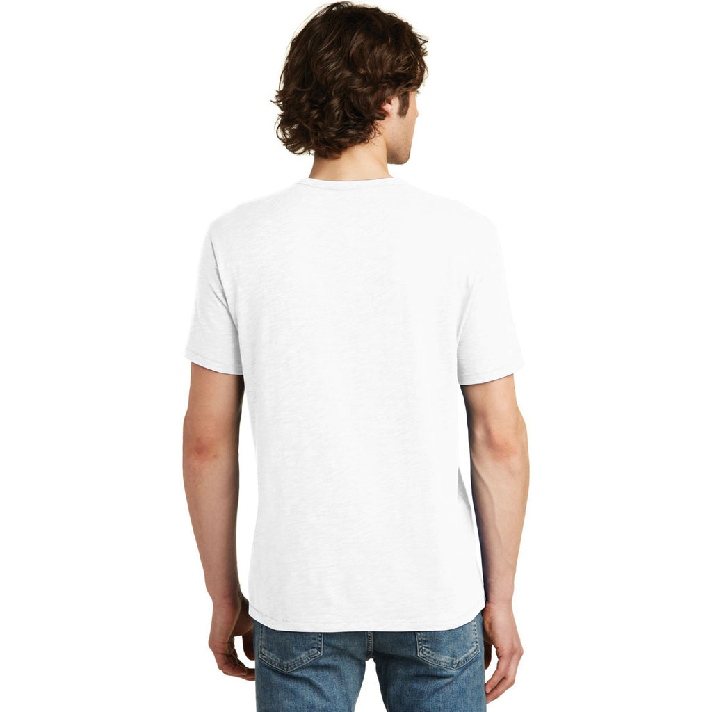 Alternative Men's White Weathered Slub Tee