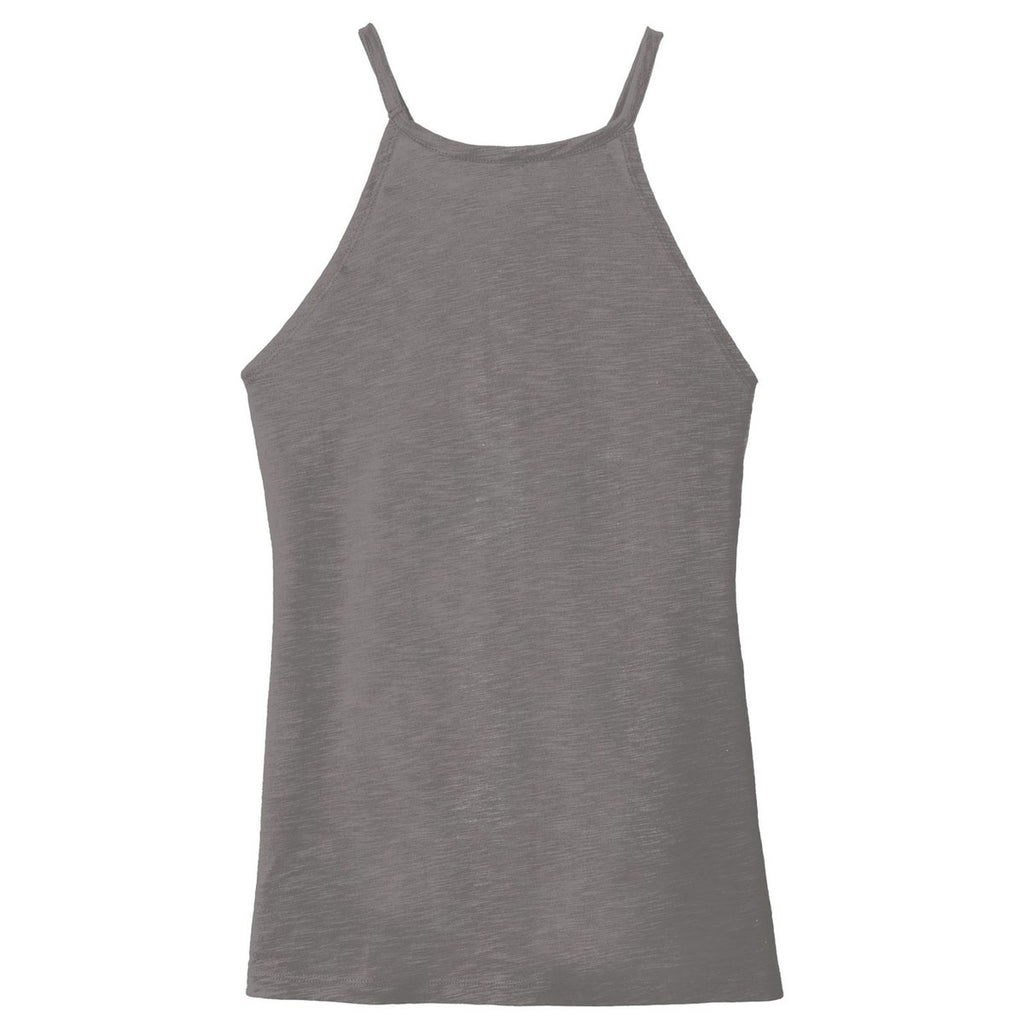 Alternative Women's Elephant Grey Weathered Slub Sporty Tank