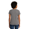 Alternative Women's Elephant Grey Weathered Slub So-Low V-Neck Tee