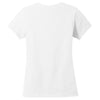 Alternative Women's White Weathered Slub So-Low V-Neck Tee