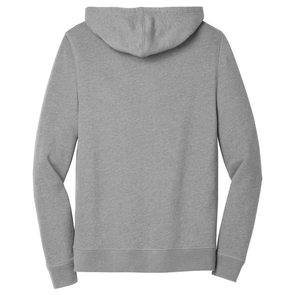 Alternative Men's Heather Grey Indy Blended Fleece Zip Hoodie