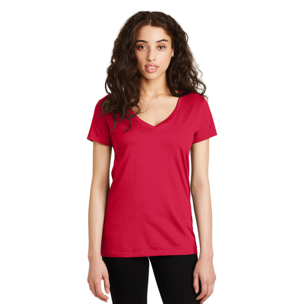 Alternative Women's Apple Red Legacy V-Neck T-Shirt