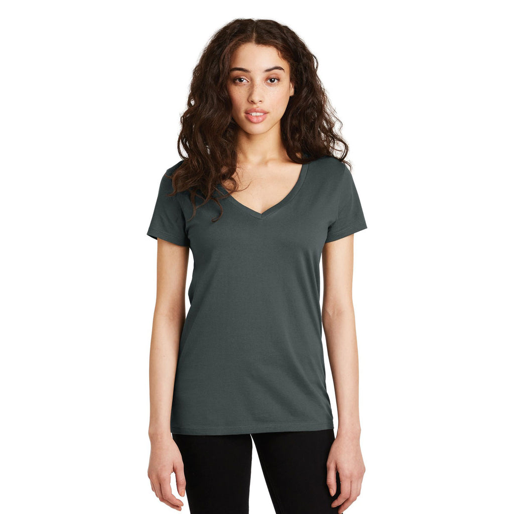 Alternative Women's Deep Charcoal Legacy V-Neck T-Shirt