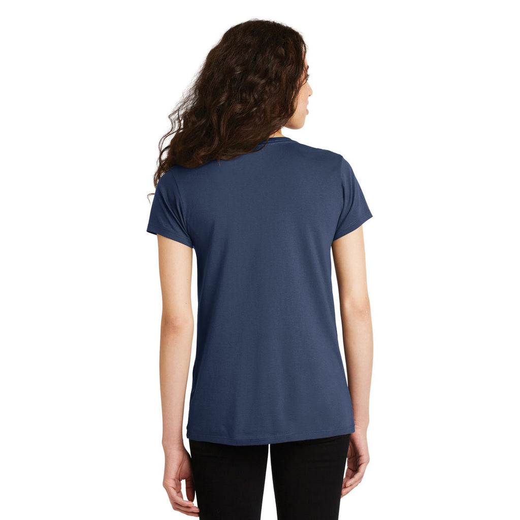 Alternative Women's Light Navy Legacy V-Neck T-Shirt