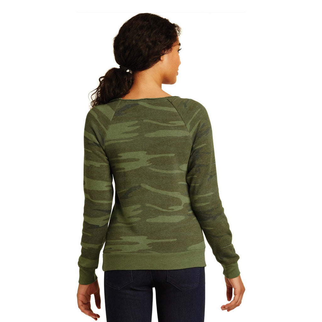 Alternative Women's Camo Maniac Eco-Fleece Sweatshirt