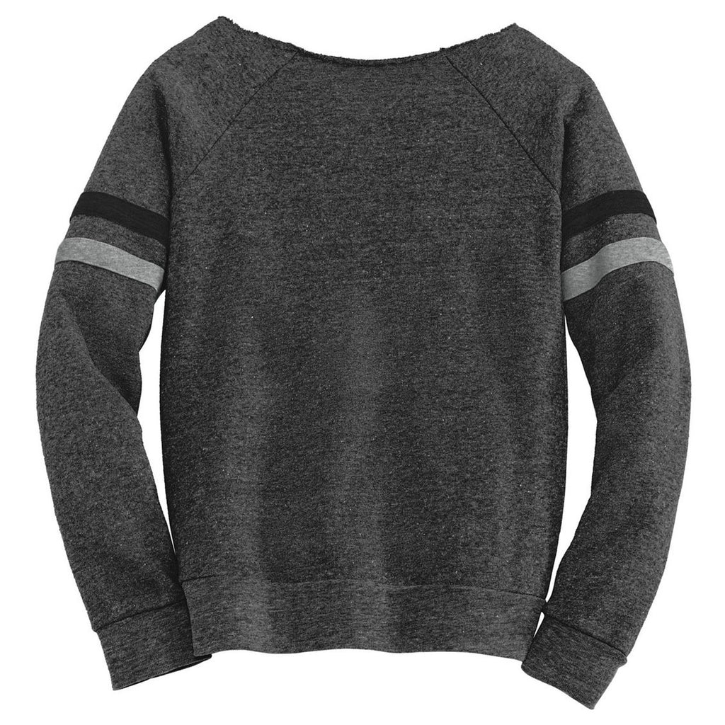 Alternative Women's Eco Black/Eco True Black/Eco Grey Maniac Sport Eco-Fleece Sweatshirt
