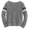 Alternative Women's Eco Grey/Eco Black/Eco Ivory Maniac Sport Eco-Fleece Sweatshirt