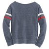 Alternative Women's Eco True Navy/Eco Ivory/Eco True Red Maniac Sport Eco-Fleece Sweatshirt