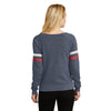 Alternative Women's Eco True Navy/Eco Ivory/Eco True Red Maniac Sport Eco-Fleece Sweatshirt