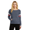 Alternative Women's Eco True Navy/Eco Ivory/Eco True Red Maniac Sport Eco-Fleece Sweatshirt