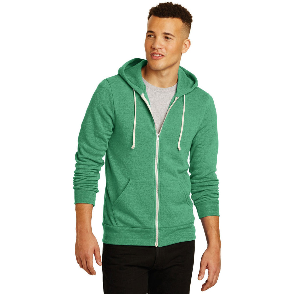 Alternative Men's Eco True Green Rocky Eco-Fleece Zip Hoodie