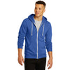 Alternative Men's Eco True Pacific Blue Rocky Eco-Fleece Zip Hoodie