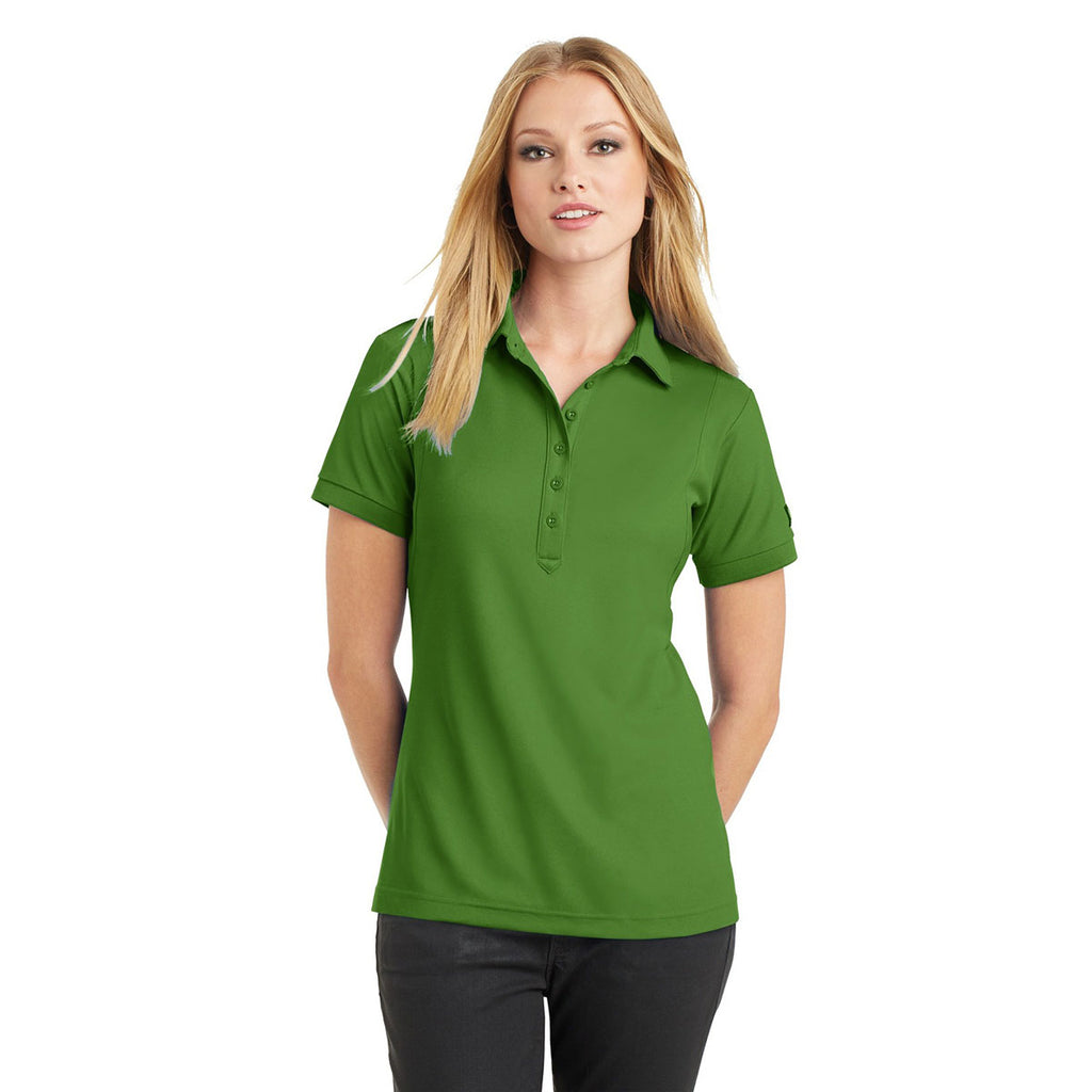 OGIO Women's Gridiron Green Jewel Polo