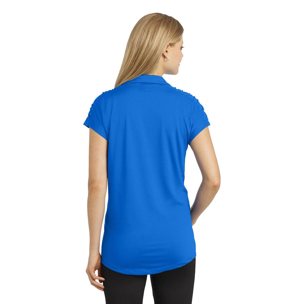 OGIO Women's Electric Blue Linear Polo