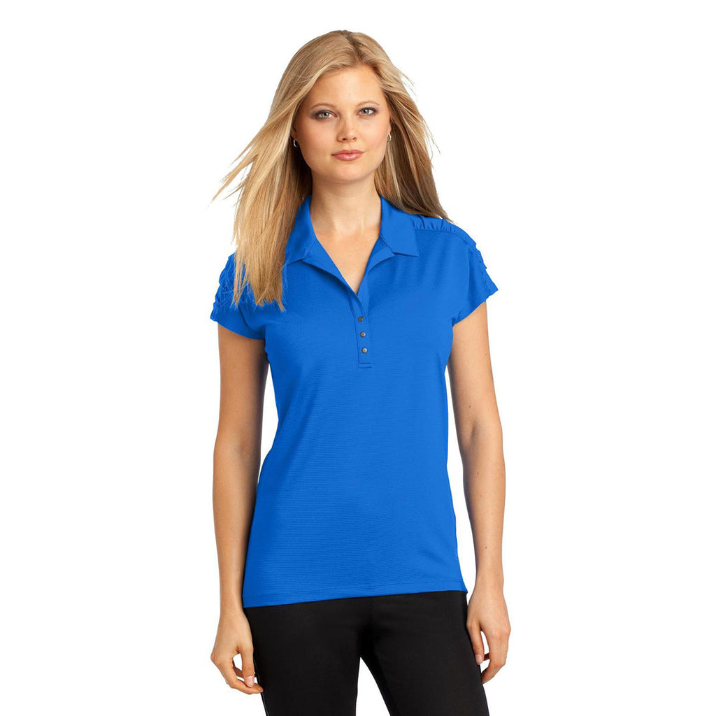 OGIO Women's Electric Blue Linear Polo