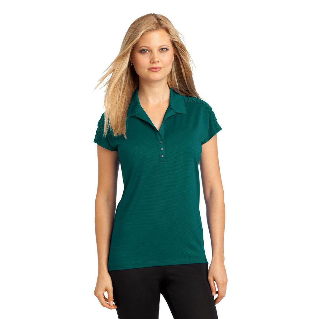 OGIO Women's Fuel Green Linear Polo