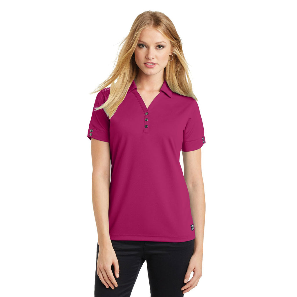 OGIO Women's Pink Crush Glam Polo