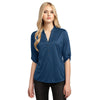 OGIO Women's Blue Indigo Crush Henley