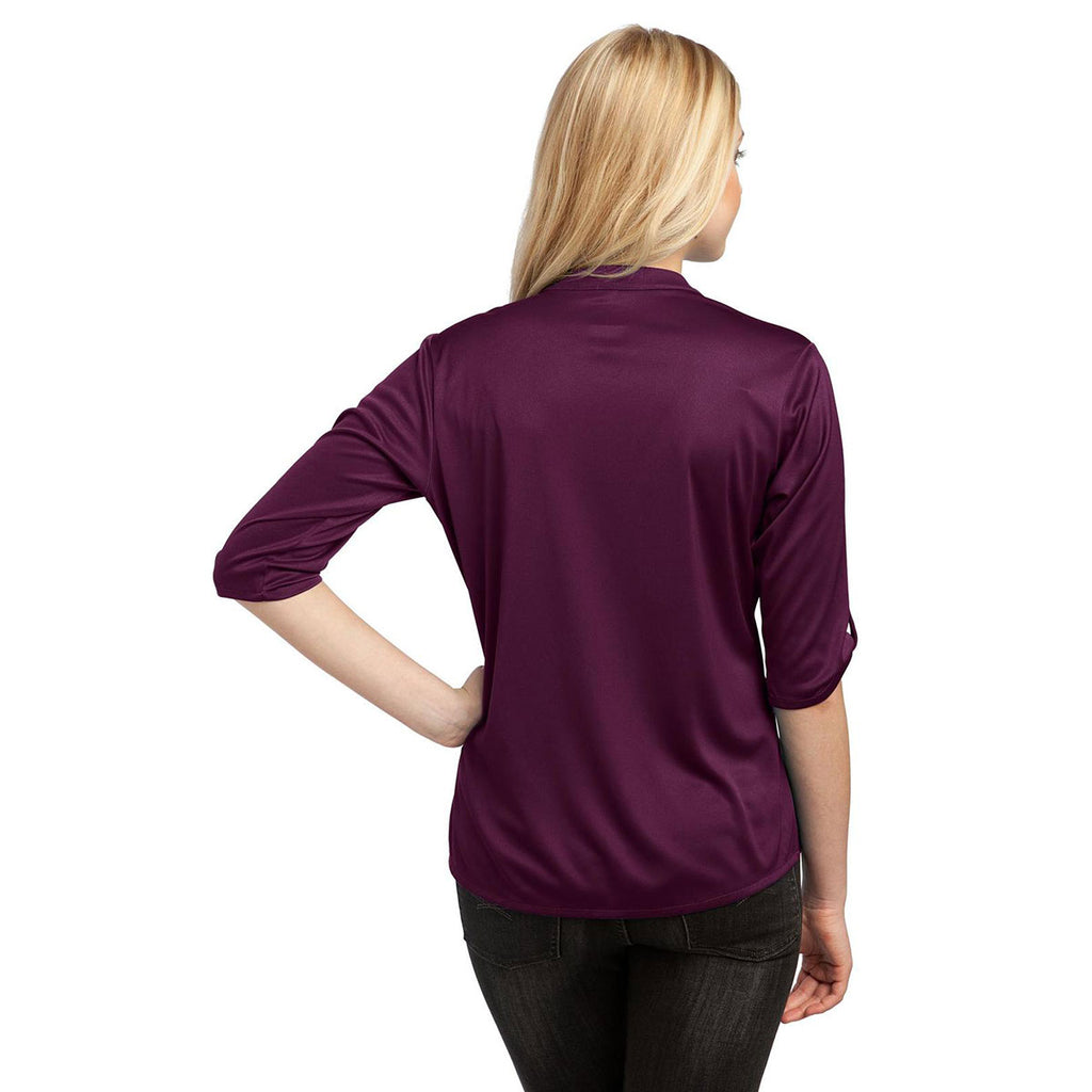 OGIO Women's Purple Luxe Crush Henley