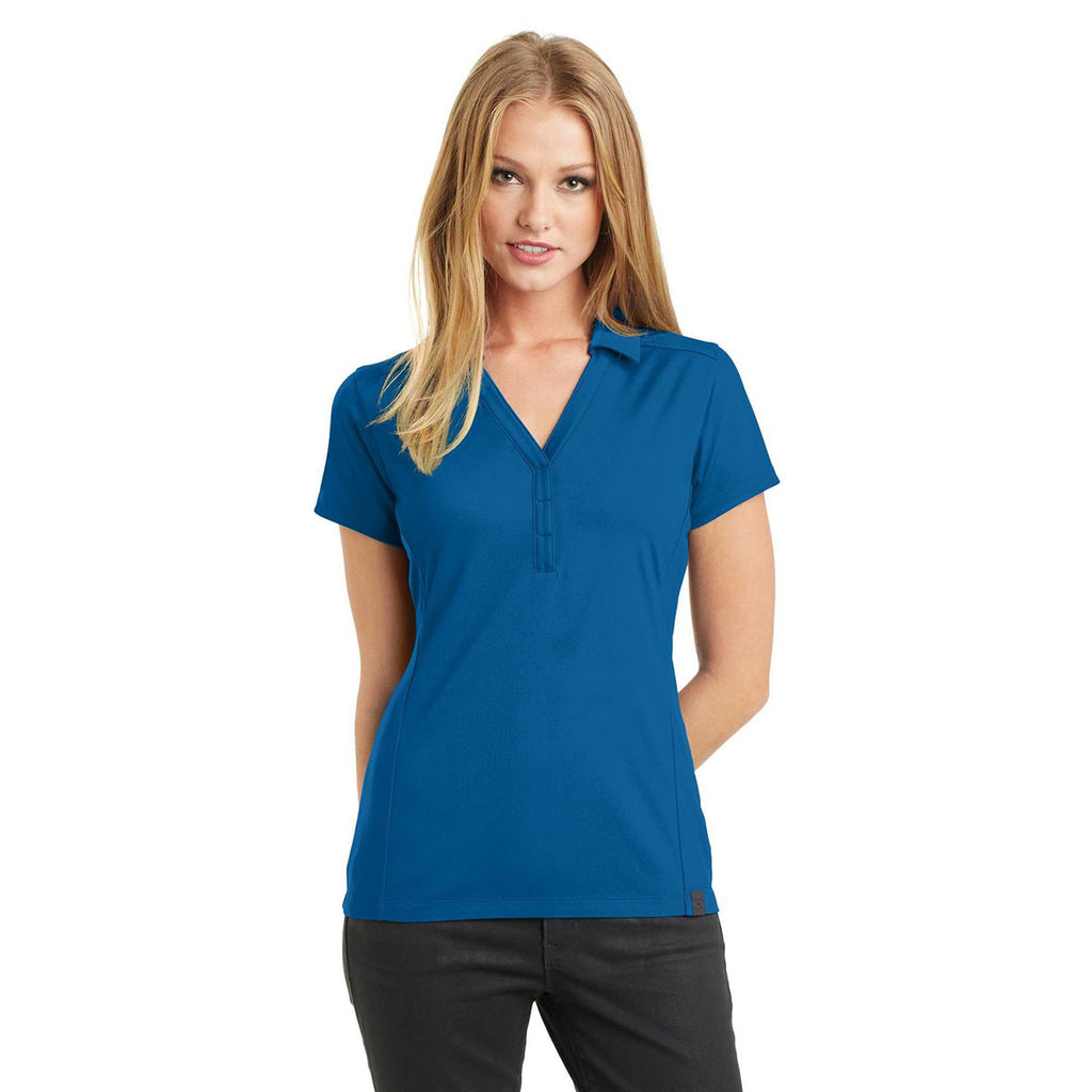 OGIO Women's Bolt Blue Framework Polo