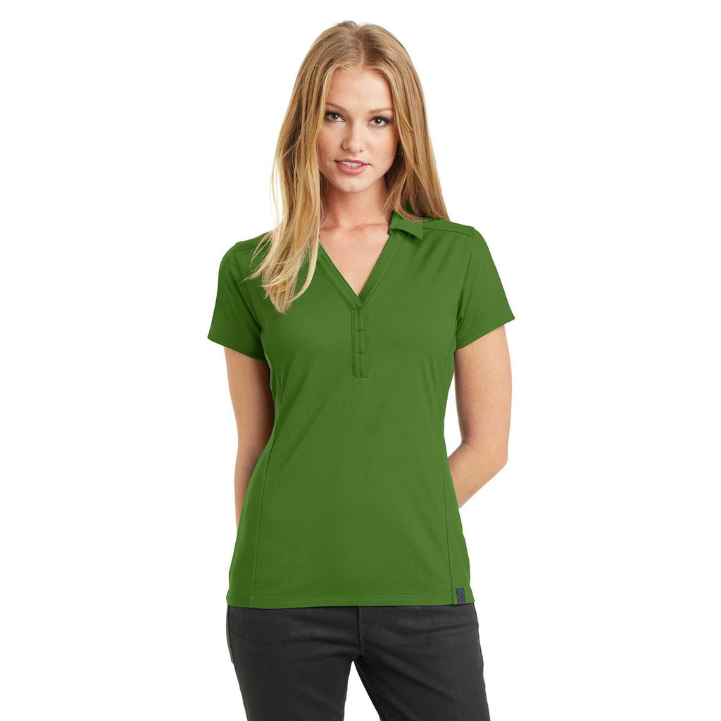 OGIO Women's Gridiron Green Framework Polo