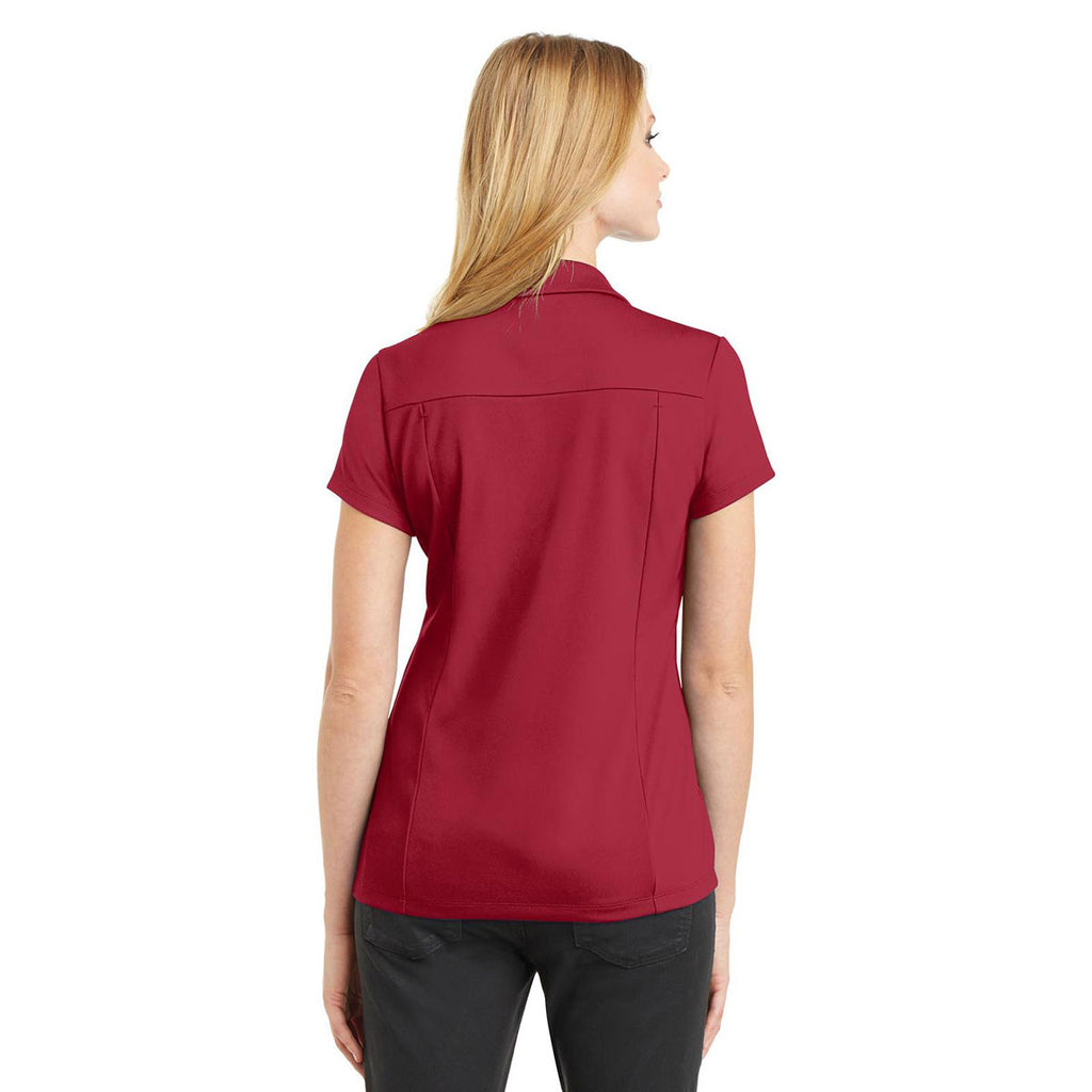 OGIO Women's Signal Red Framework Polo