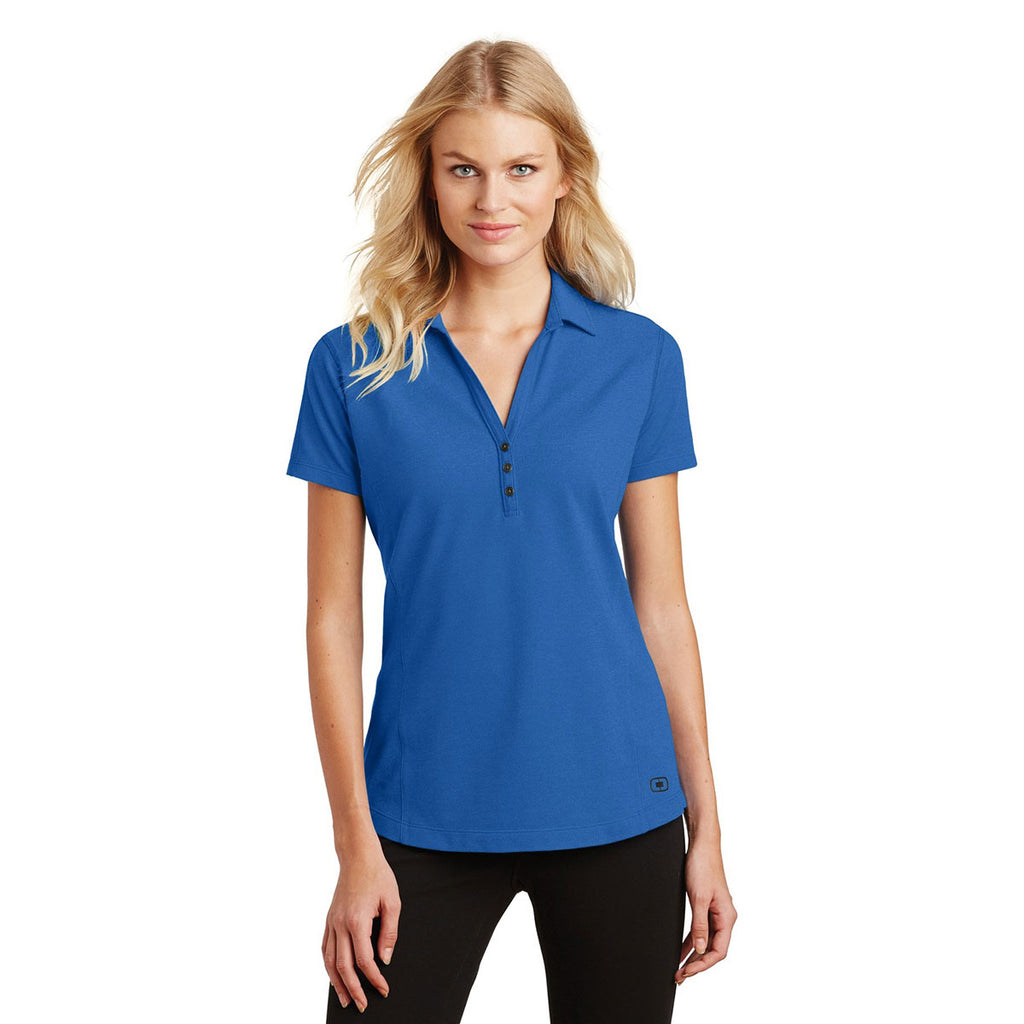 OGIO Women's Electric Blue Onyx Polo