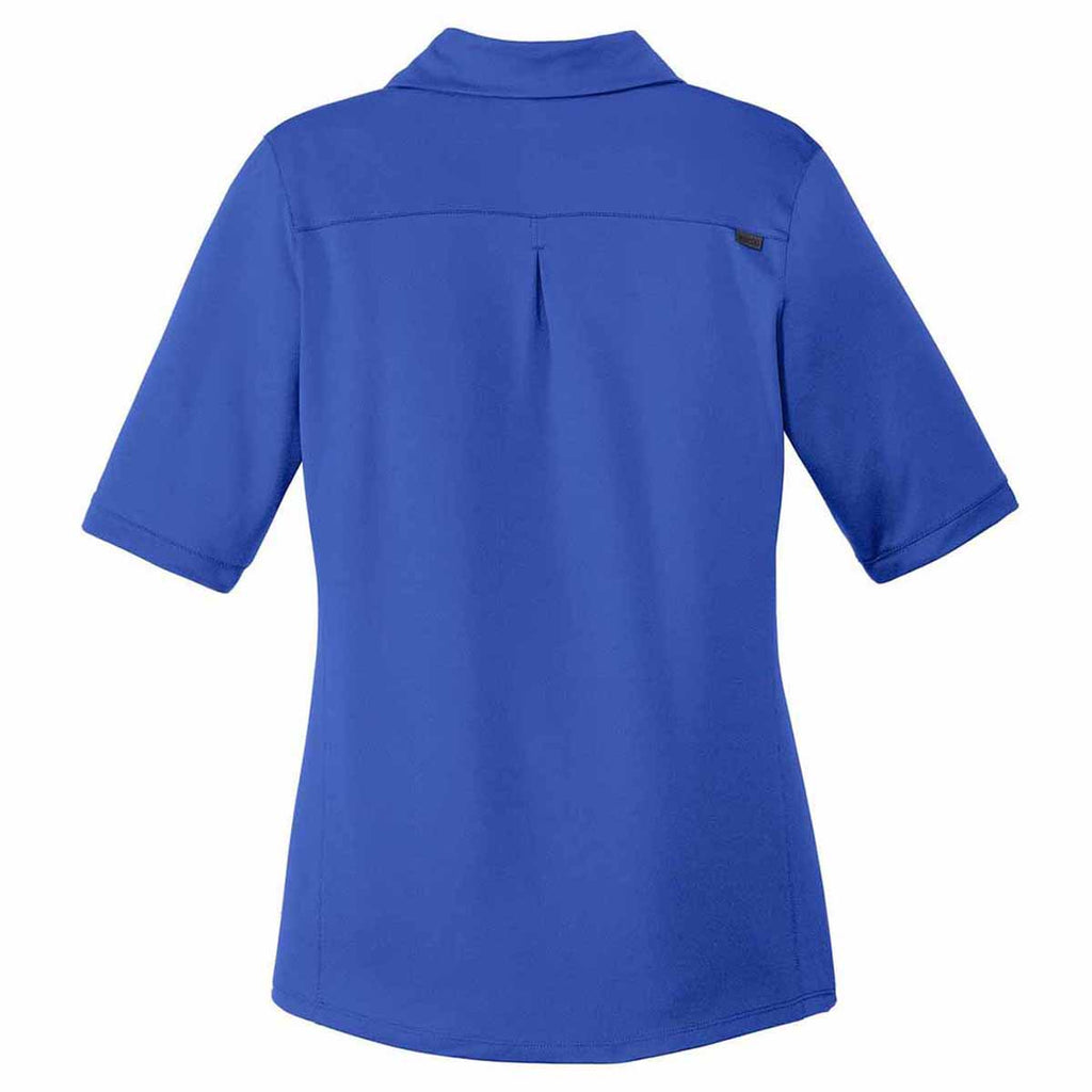 OGIO Women's Enzyme Blue Metro Polo