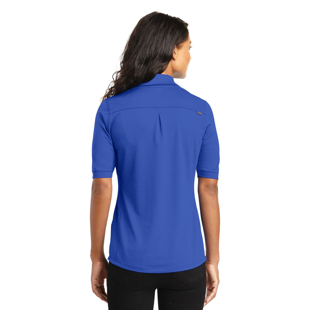 OGIO Women's Enzyme Blue Metro Polo