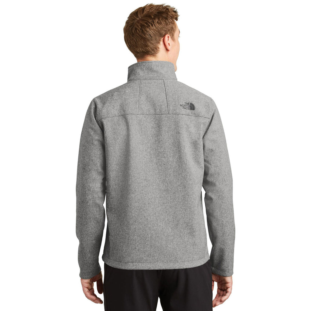 The North Face Men's TNF Medium Grey Heather Apex Barrier Soft Shell Jacket