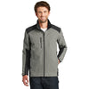 The North Face Men's TNF Medium Grey Heather/ TNF Black Tech Stretch Soft Shell Jacket