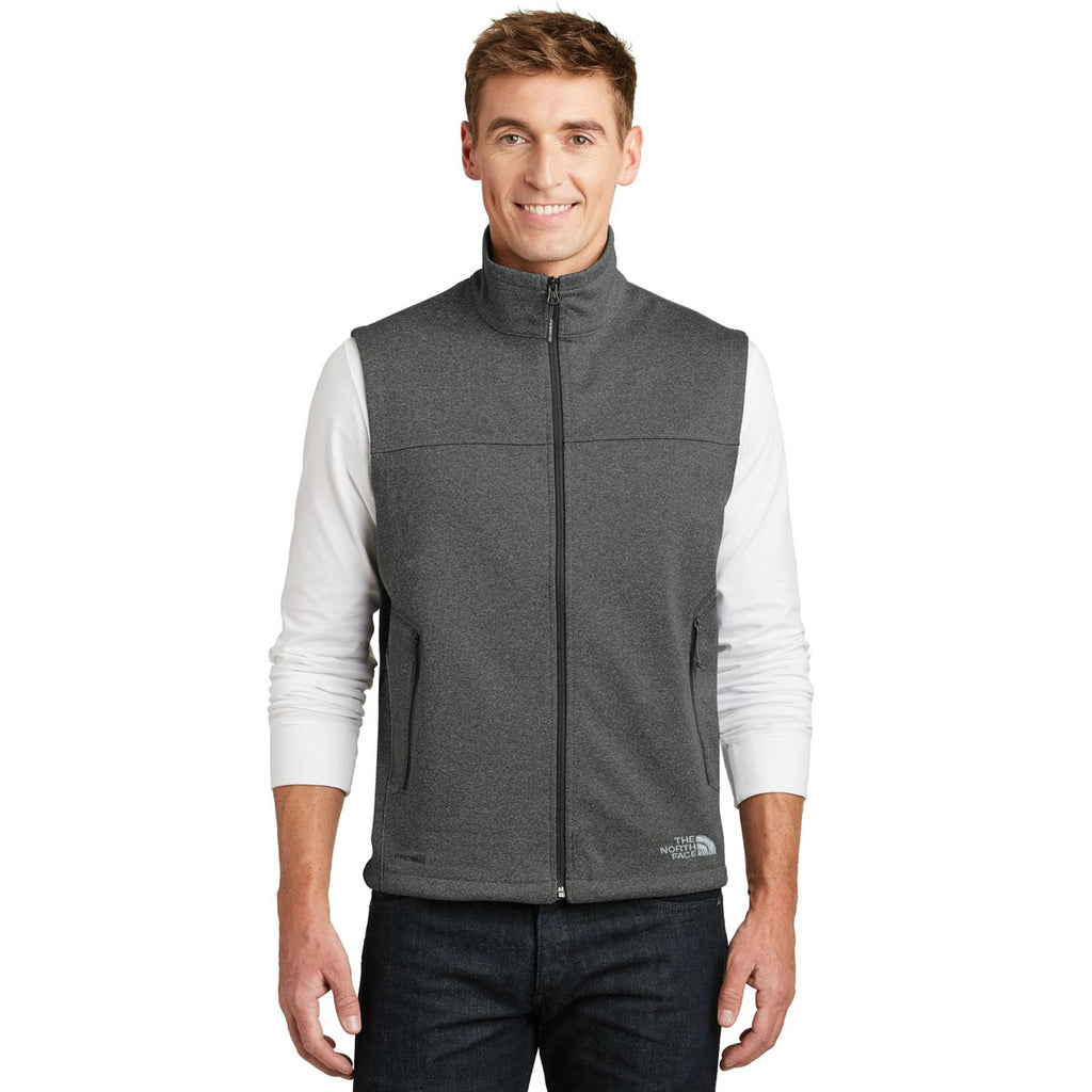 The North Face Men's TNF Dark Grey Heather Ridgeline Soft Shell Vest