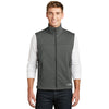 The North Face Men's TNF Dark Grey Heather Ridgeline Soft Shell Vest