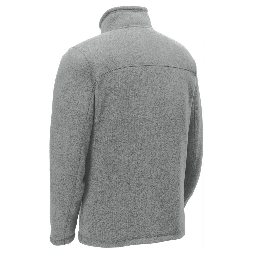 The North Face Men's TNF Medium Grey Heather Sweater Fleece Jacket