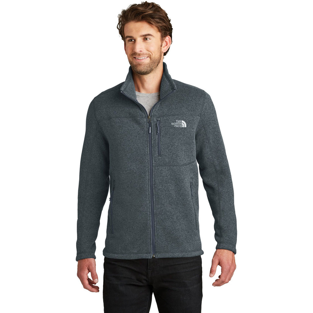 The North Face Men's Urban Navy Heather Sweater Fleece Jacket